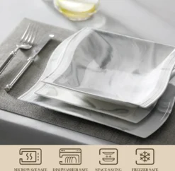 MALACASA, Serie Flora, 30 Tlg. Marmor Porzellan Geschirrset Kombiservice Tafelservice Mit Je 6 Kaffeetassen, 6 Untertassen, 6 Dessertteller, 6 Suppenteller Und 6 Flachteller 9 MALACASA, Serie Flora, 30 Tlg. Marmor Porzellan Geschirrset Kombiservice Tafelservice Mit Je 6 Kaffeetassen, 6 Untertassen, 6 Dessertteller, 6 Suppenteller Und 6 Flachteller -Haushalts Verkauf 48d7778ca3a442583a015dfa0f106d26