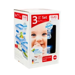 EMSA Clip & Close Glas, Set, Quadratisch, 0,2 L, Blau, Transparent, Polypropylen (PP), Thermoplastisches Elastomer (TPE), Deutschland 25 EMSA Clip & Close Glas, Set, Quadratisch, 0,2 L, Blau, Transparent, Polypropylen (PP), Thermoplastisches Elastomer (TPE), Deutschland -Haushalts Verkauf 494980bf62f688695867a5f49054ae57