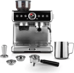 BEEM ESPRESSO-GRIND-PROFESSION Espresso-Siebträgermaschine Mit Mahlwerk - 15 Bar Espressomaschine Siebträger Maschine Barista Kaffee Mahlwerk Milchaufschäumer 34 BEEM ESPRESSO-GRIND-PROFESSION Espresso-Siebträgermaschine Mit Mahlwerk - 15 Bar Espressomaschine Siebträger Maschine Barista Kaffee Mahlwerk Milchaufschäumer -Haushalts Verkauf 49b921d4b823a3b7917753f439cbc071
