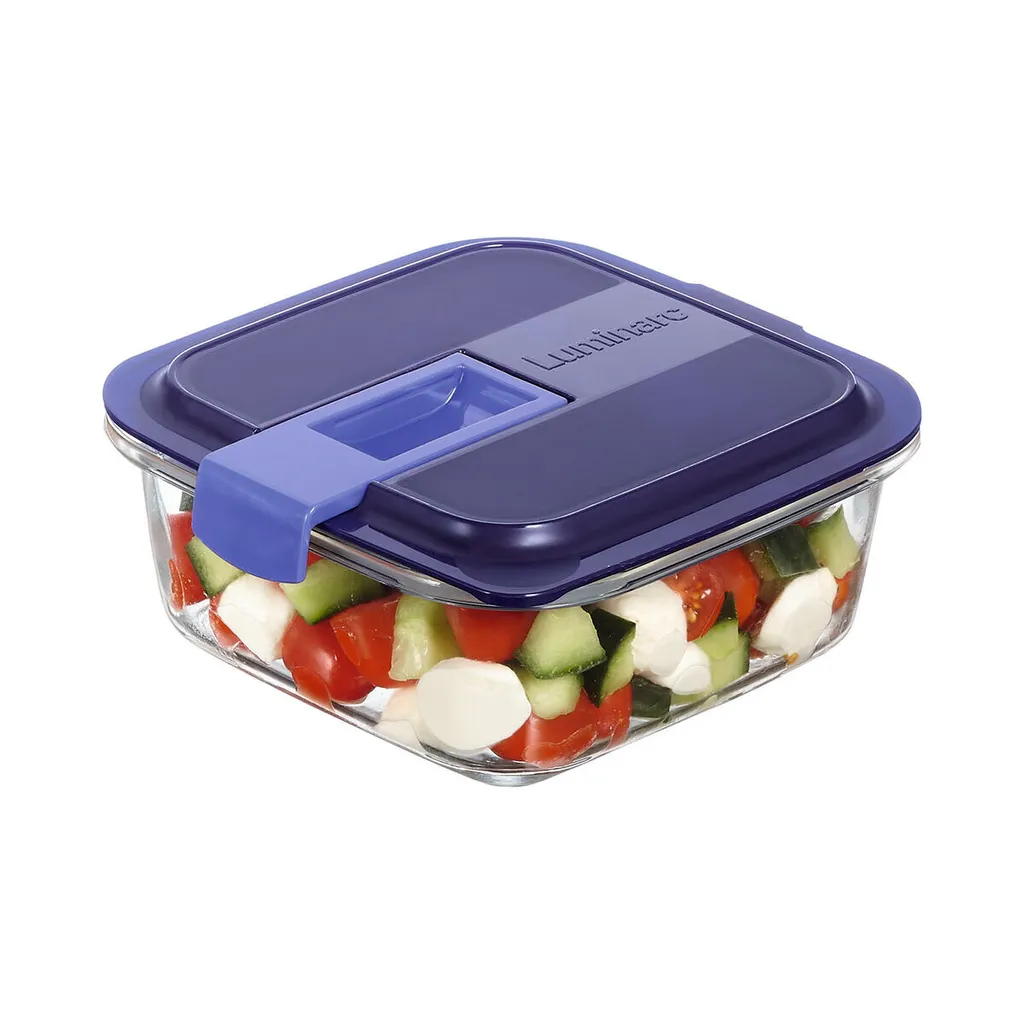 Lunchbox Hermetisch Luminarc Easy Box Zweifarbig Glas 760 Ml 2 Lunchbox Hermetisch Luminarc Easy Box Zweifarbig Glas 760 Ml – Bild 2