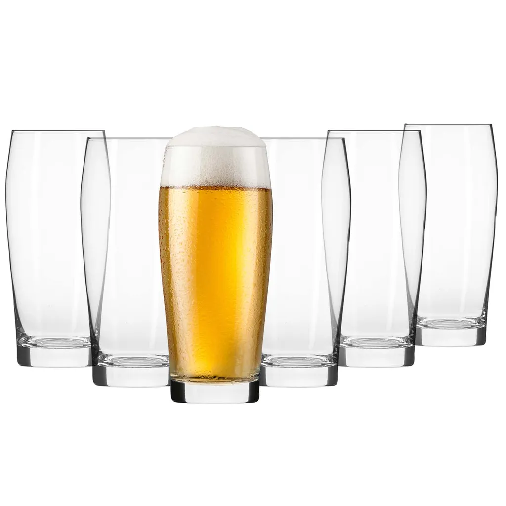 KROSNO Chill Weizengläser Biergläser, 6er-Set, 500 Ml 1 KROSNO Chill Weizengläser Biergläser, 6er-Set, 500 Ml