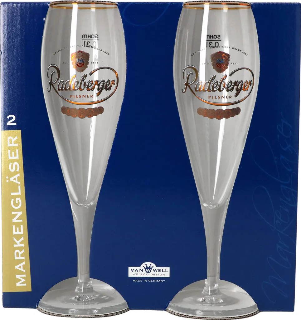 Van Well 6x Radeberger Pilsener Biergläser 0,3L Geeicht Pilstulpe Bierpokal Beer 5 Van Well 6x Radeberger Pilsener Biergläser 0,3L Geeicht Pilstulpe Bierpokal Beer – Bild 5