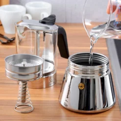 GRÄWE Espressokocher Mit Glaskanne, 9 Tassen 23 GRÄWE Espressokocher Mit Glaskanne, 9 Tassen -Haushalts Verkauf 4cede2b5c3da4e726f183d926c0d69ef