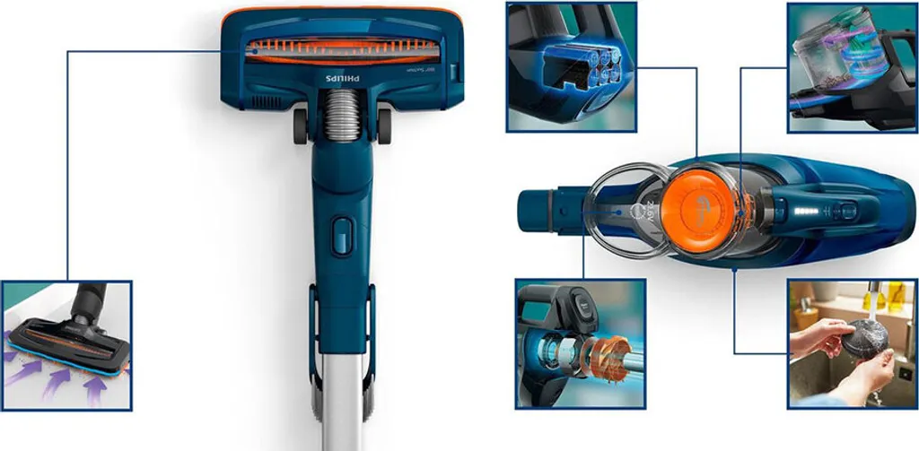 Philips 5000 Series SpeedPro FC6724/01 - Steelstofzuiger 8 Philips 5000 Series SpeedPro FC6724/01 - Steelstofzuiger – Bild 8