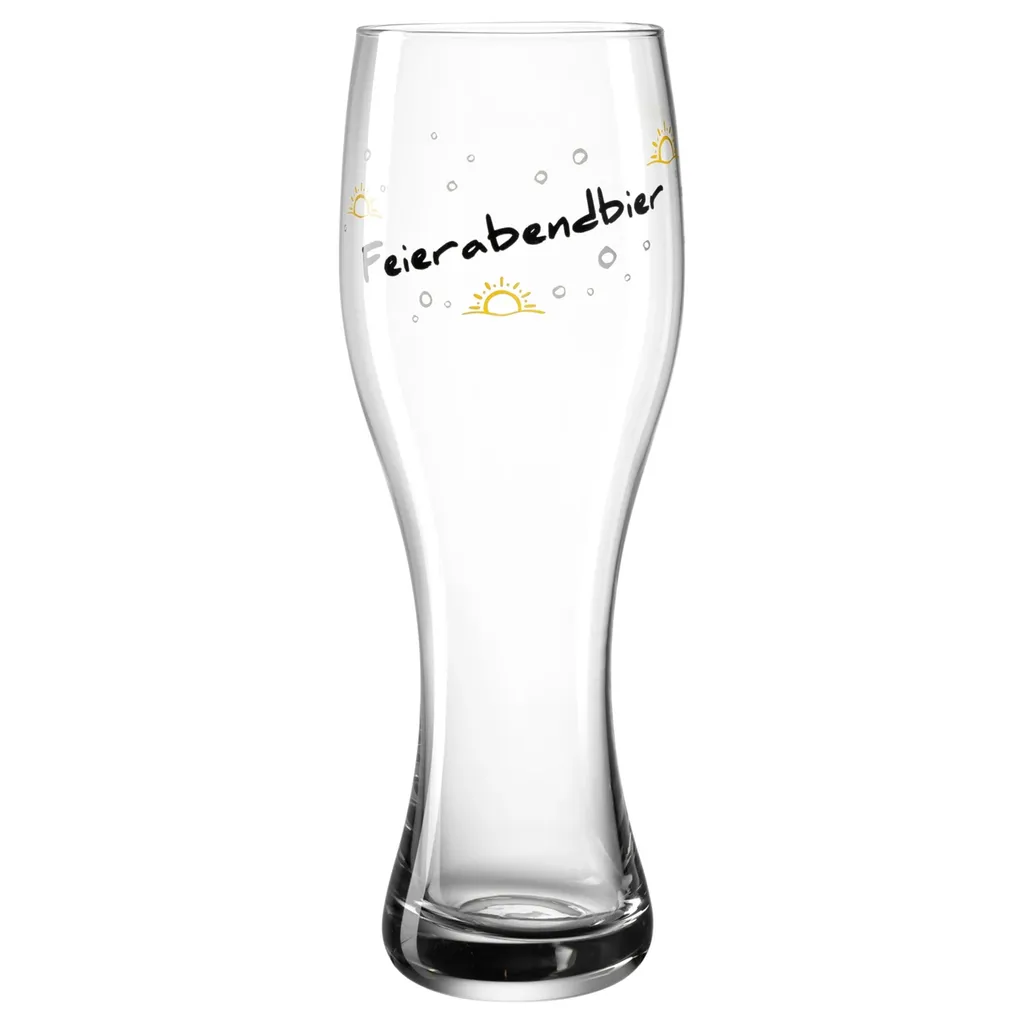 Leonardo Weizenbierglas Feierabend 0,5l 1 Leonardo Weizenbierglas Feierabend 0,5l