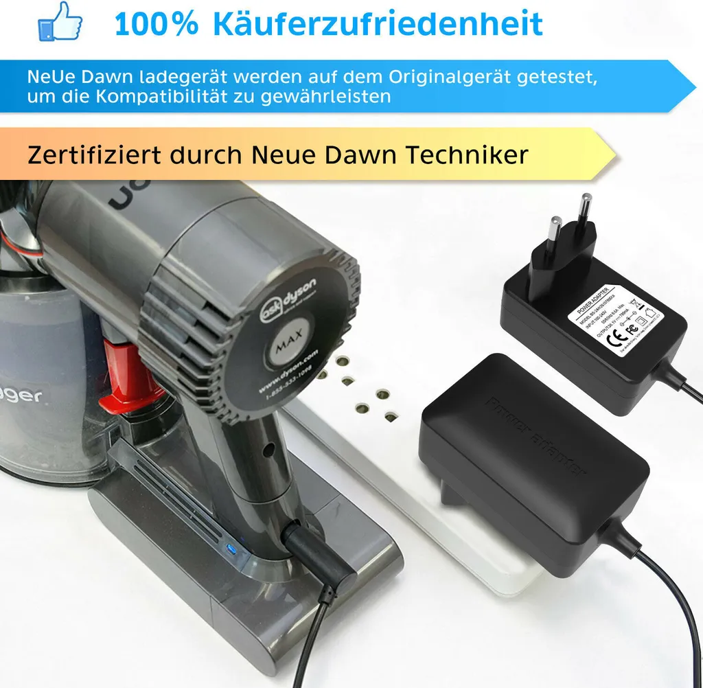 26.1V Ladegerät Für Dyson V6 V7 V8 DC58 DC59 DC60 DC61 DC62 DC72 SV03 SV04 Handstaubsauger Netzteil Adapter 9 26.1V Ladegerät Für Dyson V6 V7 V8 DC58 DC59 DC60 DC61 DC62 DC72 SV03 SV04 Handstaubsauger Netzteil Adapter – Bild 9