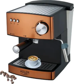 Adler Espressomaschine | Kaffeemaschine | Milchaufschäumer | Cappuccinomaschine | Siebträger Espressomaschine | Elektrische Espressomaschine | Bronze Design | 1,6L Wassertank | 850 Watt |15 Bar | 19 Adler Espressomaschine | Kaffeemaschine | Milchaufschäumer | Cappuccinomaschine | Siebträger Espressomaschine | Elektrische Espressomaschine | Bronze Design | 1,6L Wassertank | 850 Watt |15 Bar | -Haushalts Verkauf 501766a1e1086fefdded8cd0e6676f74
