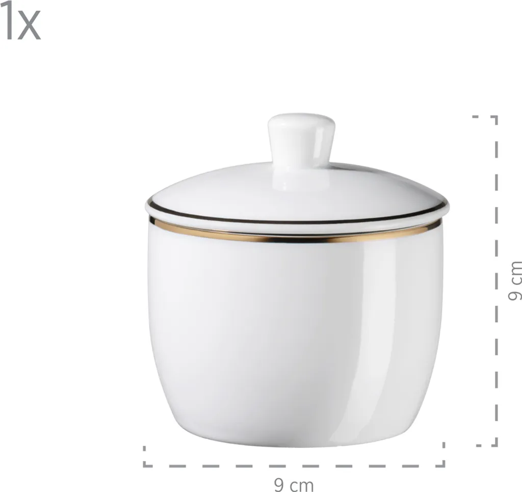 Mäser 931735 Kombiservice Professional Dining Für 6 Personen, Porzellan, Weiß (1 Set, 24-teilig) 2 Mäser 931735 Kombiservice Professional Dining Für 6 Personen, Porzellan, Weiß (1 Set, 24-teilig) – Bild 2