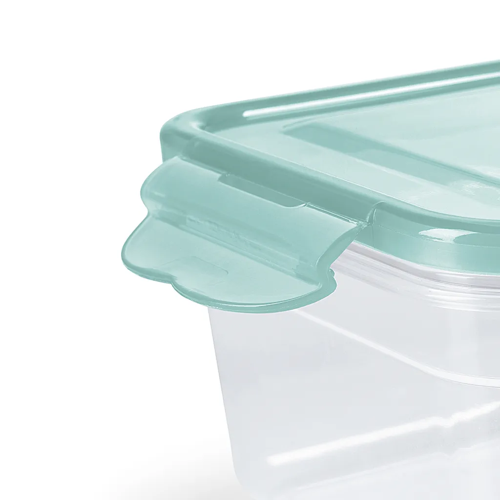 Frischhaltedosen Set Klick Gefrierdosen Lunchbox Deckel 14-tlg. Aquamarin 5 Frischhaltedosen Set Klick Gefrierdosen Lunchbox Deckel 14-tlg. Aquamarin – Bild 5