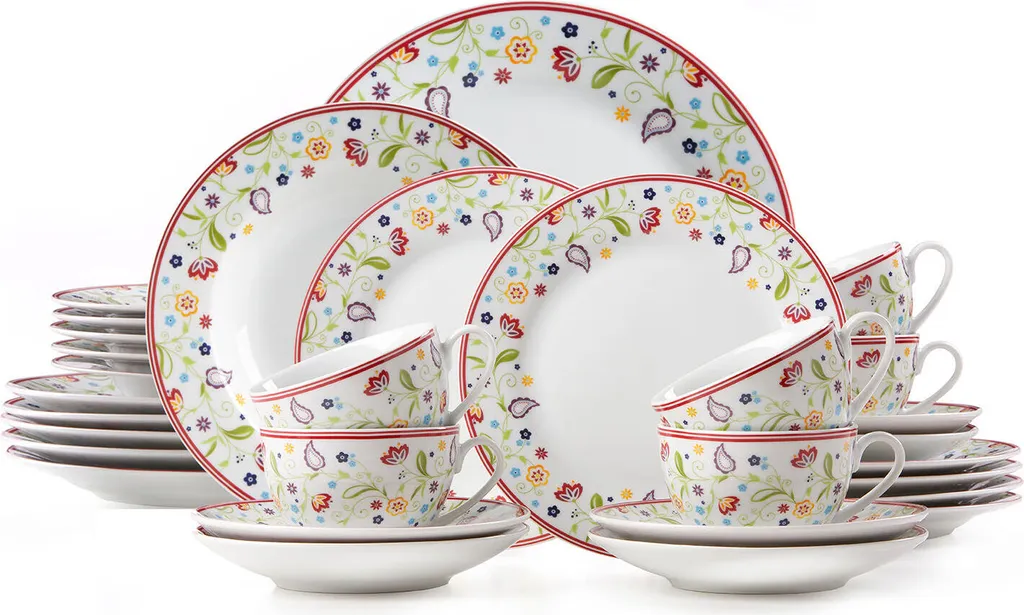 Ritzenhoff & Breker Kombiservice Doppio Shanti, 30-teilig, Porzellangeschirr 2 Ritzenhoff & Breker Kombiservice Doppio Shanti, 30-teilig, Porzellangeschirr – Bild 2