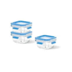 EMSA Clip & Close Glas, Set, Quadratisch, 0,2 L, Blau, Transparent, Polypropylen (PP), Thermoplastisches Elastomer (TPE), Deutschland 18 EMSA Clip & Close Glas, Set, Quadratisch, 0,2 L, Blau, Transparent, Polypropylen (PP), Thermoplastisches Elastomer (TPE), Deutschland -Haushalts Verkauf 5586685f8a9559258064ed7912c3b5b8