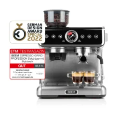 BEEM ESPRESSO-GRIND-PROFESSION Espresso-Siebträgermaschine Mit Mahlwerk - 15 Bar Espressomaschine Siebträger Maschine Barista Kaffee Mahlwerk Milchaufschäumer 22 BEEM ESPRESSO-GRIND-PROFESSION Espresso-Siebträgermaschine Mit Mahlwerk - 15 Bar Espressomaschine Siebträger Maschine Barista Kaffee Mahlwerk Milchaufschäumer -Haushalts Verkauf 5727d4cd30cb9b380c4897a58f40c36c