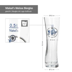 Van Well 6x Maisel’s Weisse Weizenbiergläser 0,5L Geeicht Hefe Weißbierglas Beer -Haushalts Verkauf 57c67558a47be19bc3486d5fcee54d18