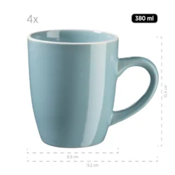 Mäser 931770 Kombiservice Elissa Für 6 Personen, Steinzeug, Türkis (1 Set, 24-teilig) -Haushalts Verkauf 599117e90891ad0dbf6f84d212351f24