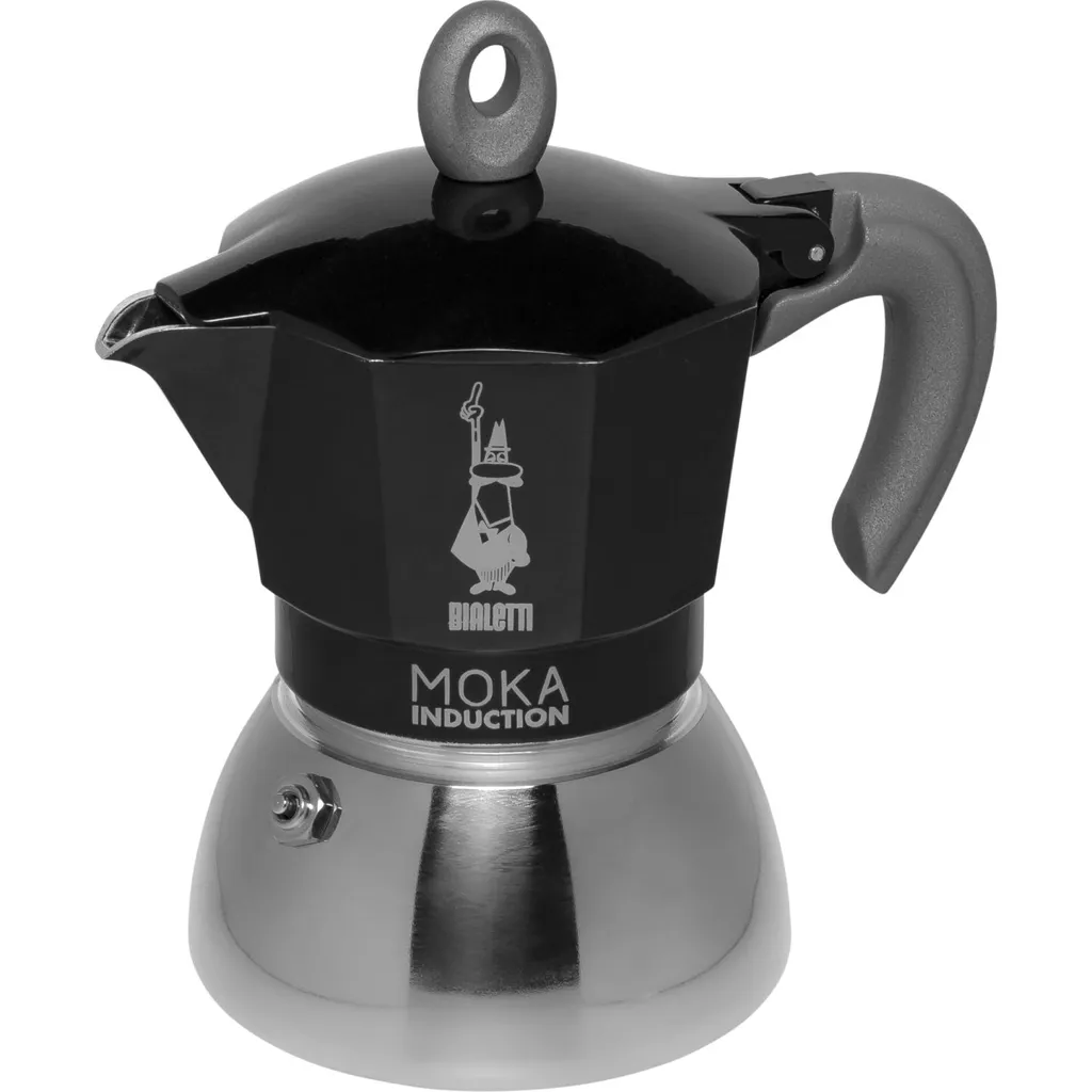 Bialetti MOKA 4TZ Induction Nera 1 Bialetti MOKA 4TZ Induction Nera