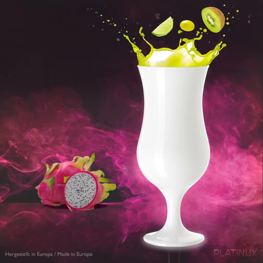 Weiße Cocktailgläser 400ml (max. 470ml) Longdrinkgläser Set 6 Stück Bargläser 1 Weiße Cocktailgläser 400ml (max. 470ml) Longdrinkgläser Set 6 Stück Bargläser