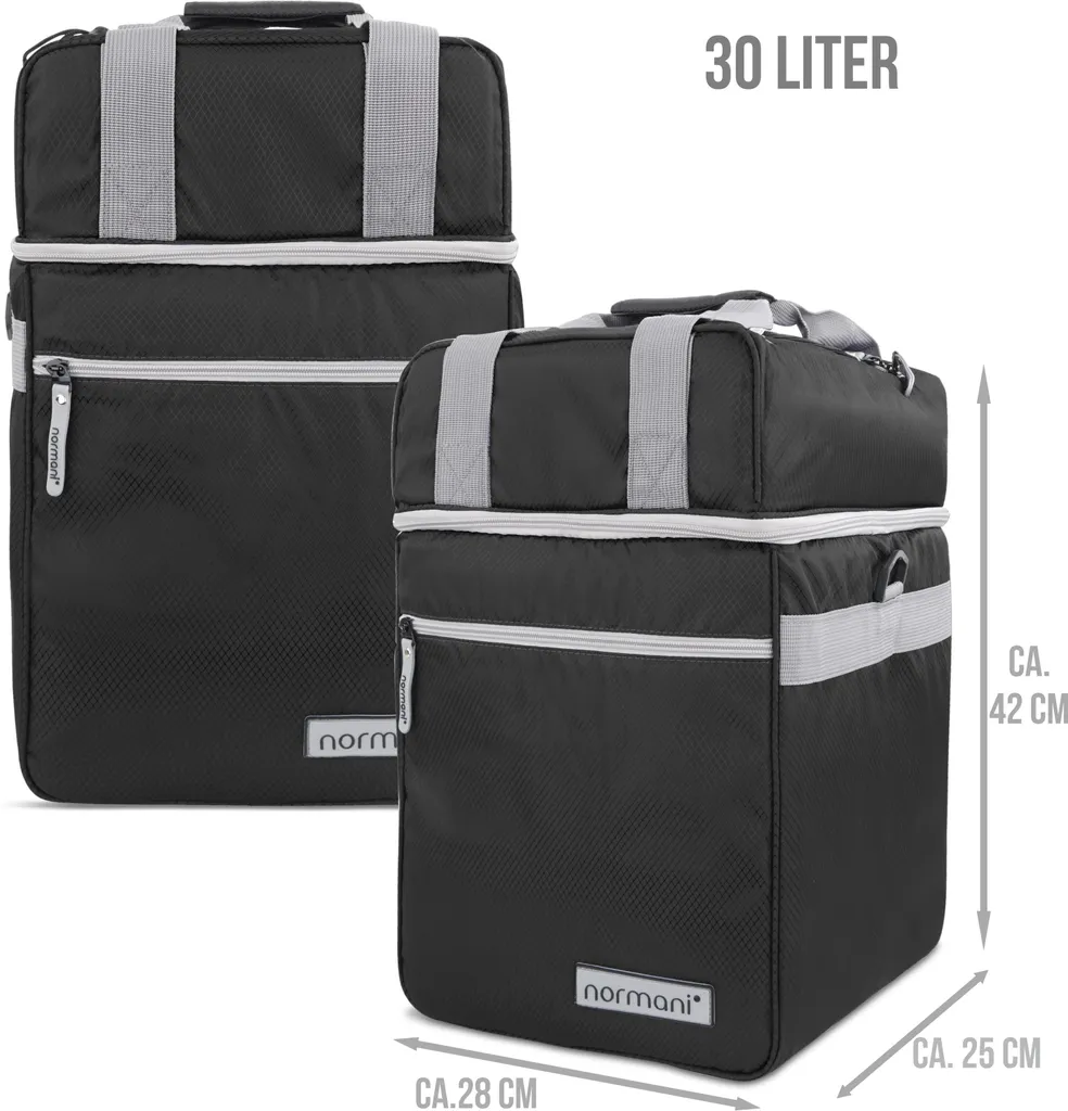 Normani Isolierte Kühltasche Mit 2 Fächern 30 L 2 Normani Isolierte Kühltasche Mit 2 Fächern 30 L – Bild 2