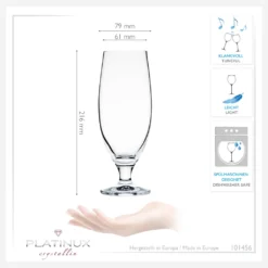 Bierkelche 500ml (max. 580ml) Set 6-Teilig Bierglas Weizengläser Aus Crystalline Glas 9 Bierkelche 500ml (max. 580ml) Set 6-Teilig Bierglas Weizengläser Aus Crystalline Glas -Haushalts Verkauf 5ea42374ba19e8222eb47e296f6b09dd