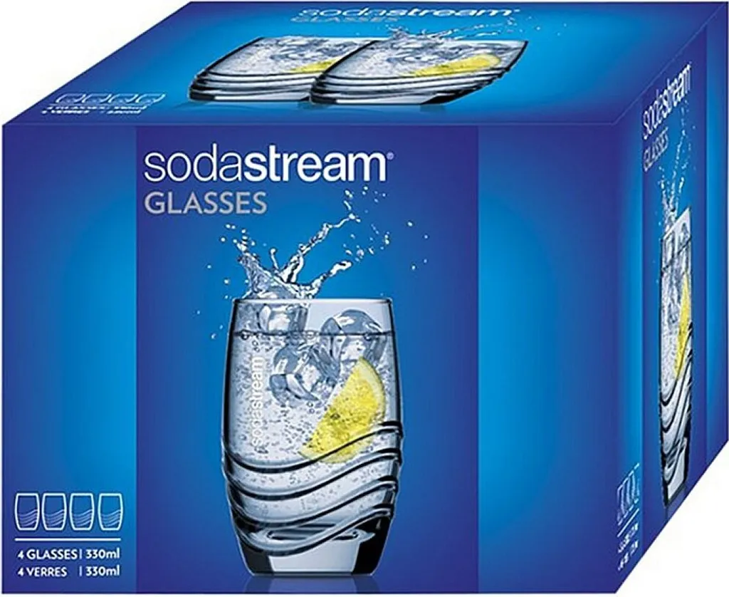 Sodastream Trinkglas 4er-Pack, Passend Zu Sodastream-Glaskaraffen 9 Sodastream Trinkglas 4er-Pack, Passend Zu Sodastream-Glaskaraffen – Bild 9