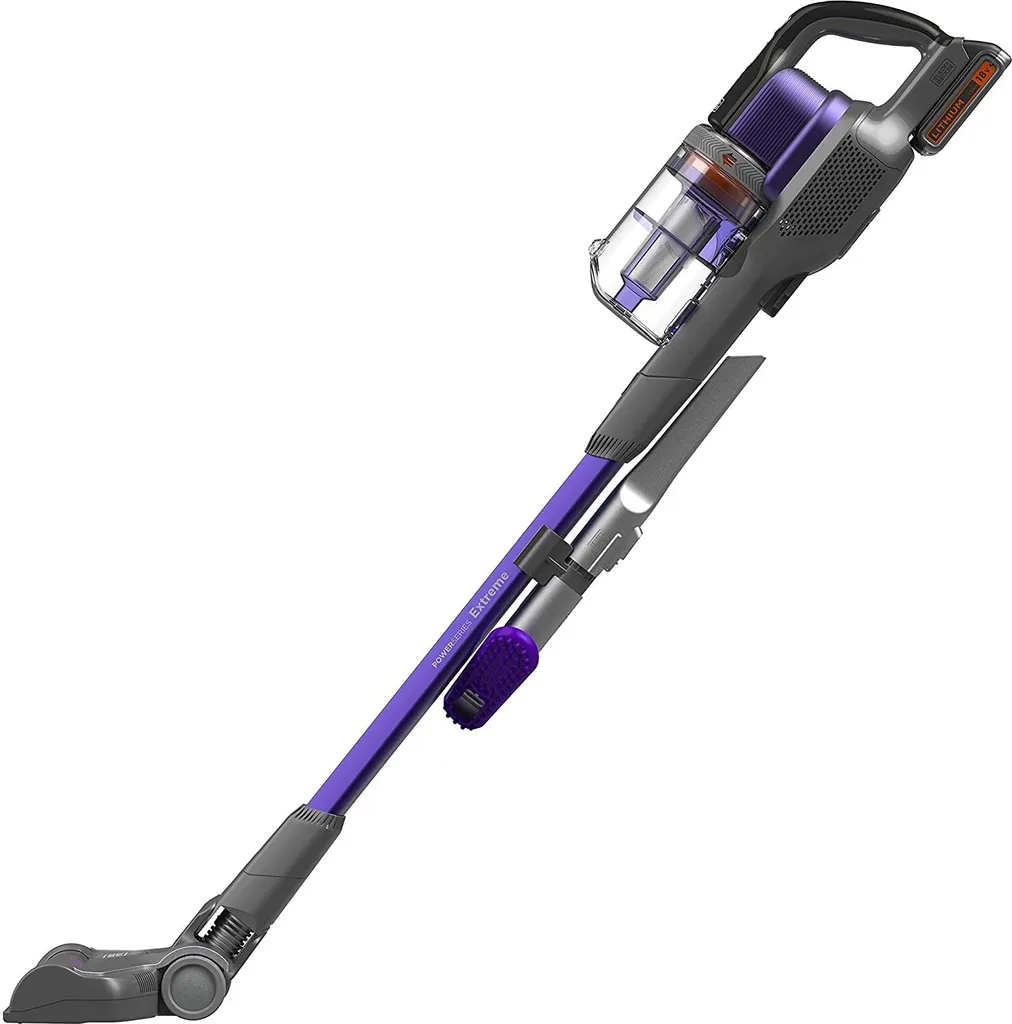 Black & Decker BHFEV182CP 4in1 Pet Akku-Handstaubsauger Mit Stiel Violett 2 Black & Decker BHFEV182CP 4in1 Pet Akku-Handstaubsauger Mit Stiel Violett – Bild 2