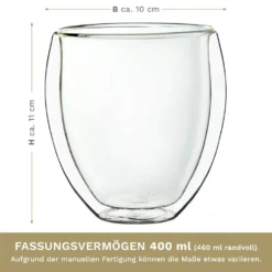 Creano Doppelwandige Gläser 400ml „DG-Bauchig“, 4er Set, Großes Thermoglas Doppelwandig Aus Borosilikatglas, Kaffeegläser, Teegläser, Latte Gläser, Doppelwandgläser 12 Creano Doppelwandige Gläser 400ml „DG-Bauchig“, 4er Set, Großes Thermoglas Doppelwandig Aus Borosilikatglas, Kaffeegläser, Teegläser, Latte Gläser, Doppelwandgläser -Haushalts Verkauf 6713768c3f9df55ff14b28dda084d8dc