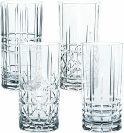 Nachtmann 0097784-0 Longdrinkbecher 'Highland' Kristallglas, 375 Ml, H: 15,1 Cm, ø 7,7 Cm, Transparent, 4-teilig (1 Set) -Haushalts Verkauf 69823a93ad24f3d20240226e7d6dde2f