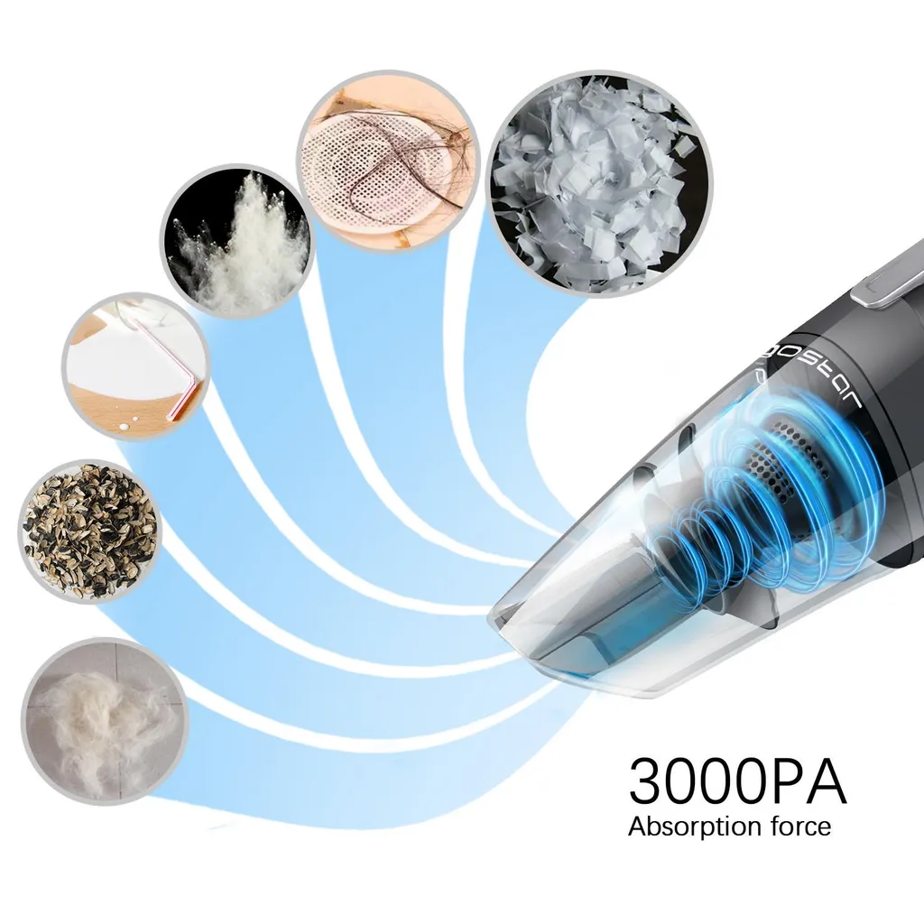 Aigostar Mercury 33LBX - Kabelloser Zyklon-Handstaubsauger, Nass- Und Trockensauger, 2050mAh Akku, 500ml Reservoir, HEPA-Filter. 3 Aigostar Mercury 33LBX - Kabelloser Zyklon-Handstaubsauger, Nass- Und Trockensauger, 2050mAh Akku, 500ml Reservoir, HEPA-Filter. – Bild 3