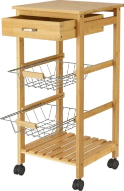 Bambus Küchenwagen Stenungsund 76 X 36 X 36 Cm Servierwagen Mit Schublade Und Ablage Allzweckregal Rollwagen Mit Metallkörben Küchenregal 9 Bambus Küchenwagen Stenungsund 76 X 36 X 36 Cm Servierwagen Mit Schublade Und Ablage Allzweckregal Rollwagen Mit Metallkörben Küchenregal -Haushalts Verkauf 6a7caf12a4f896b972e7e6361cca484c