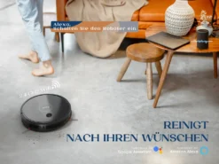 KYVOL E25 Staubsauger Roboter 2600PA Mit Ladestation, WLAN Staubsauger Mit Präzise Kartentechnologie, Bis Zu 150Min Laufzeit 16 KYVOL E25 Staubsauger Roboter 2600PA Mit Ladestation, WLAN Staubsauger Mit Präzise Kartentechnologie, Bis Zu 150Min Laufzeit -Haushalts Verkauf 6a97b5485b9ac74574bcda0013ff9305