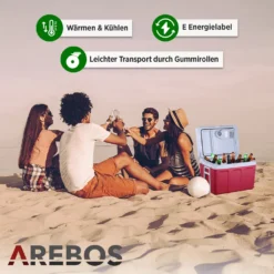 AREBOS Elektrische Kühlbox 40 Liter, Zum Kühlen Und Warmhalten, Mobil Kühlschrank Mit ECO Modus, 12/230 V Für Auto Und Steckdose -Haushalts Verkauf 6cfac14ffd2d517db5c8dece0fb391ed