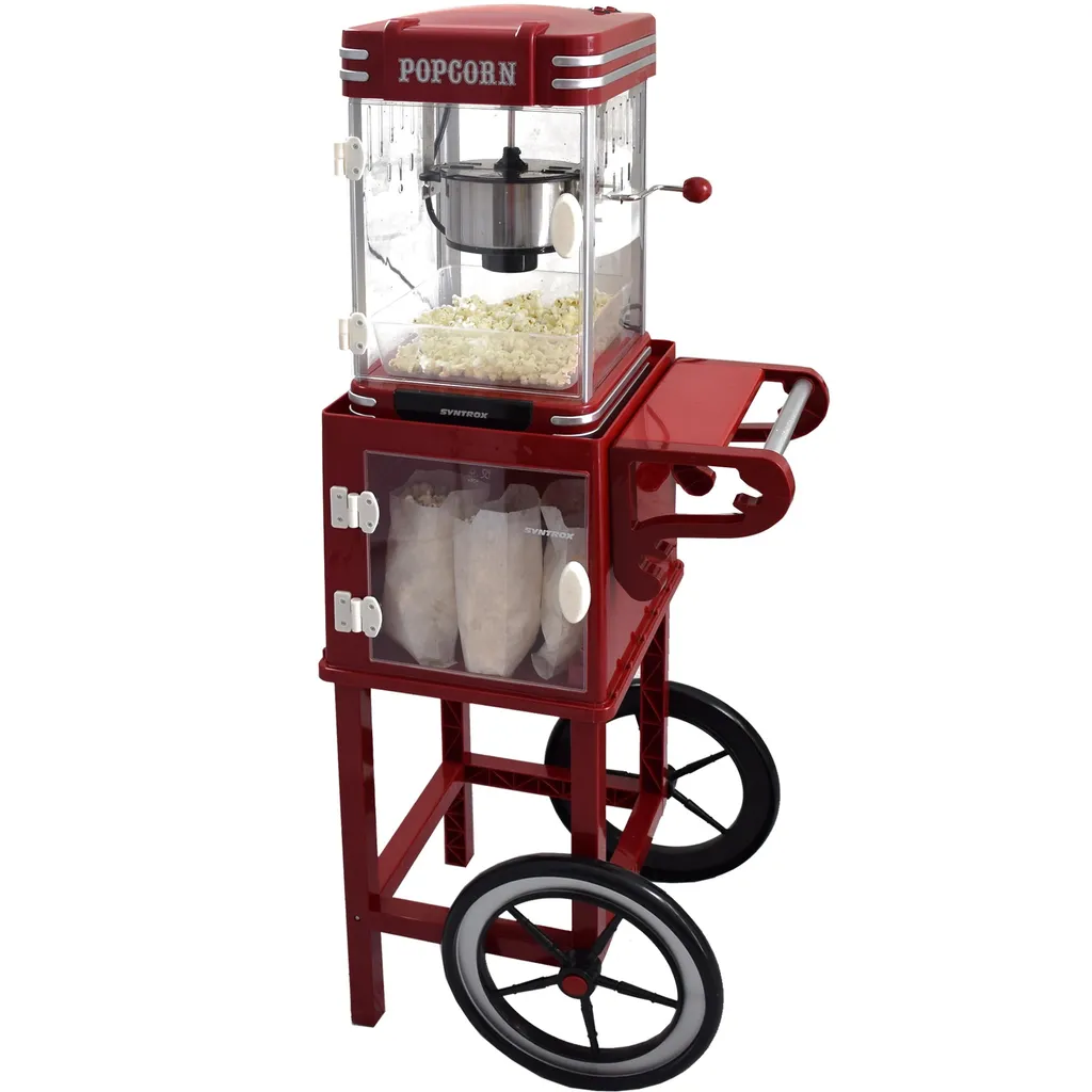 Syntrox Untergestell Popcornwagen Für Popcorn Maker Mit Zwei Reifen 11 Syntrox Untergestell Popcornwagen Für Popcorn Maker Mit Zwei Reifen – Bild 11