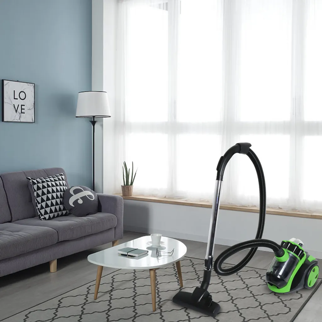 EINFEBEN Staubsauger Zyklon Beutellos Bodenstaubsauger Zyklon Sauger 900W HEPA Filter,Grün 6 EINFEBEN Staubsauger Zyklon Beutellos Bodenstaubsauger Zyklon Sauger 900W HEPA Filter,Grün – Bild 6