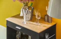 SoBuy FKW113-SCH Servierwagen Küchenwagen Kücheninsel Küchenschrank Rollwagen Mikrowellenschrank Küchenrollwagen Schwarz BHT Ca.: 82x88x46cm 14 SoBuy FKW113-SCH Servierwagen Küchenwagen Kücheninsel Küchenschrank Rollwagen Mikrowellenschrank Küchenrollwagen Schwarz BHT Ca.: 82x88x46cm -Haushalts Verkauf 70c100164150814dbd181d251e2c4756