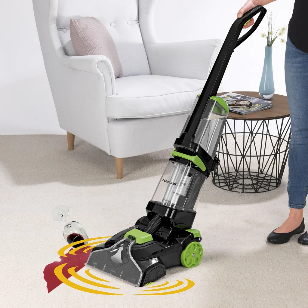 CLEANmaxx Teppichreiniger Professional Mit Vibrations- Und Seitenbürsten - Schwarz/grün 12 CLEANmaxx Teppichreiniger Professional Mit Vibrations- Und Seitenbürsten - Schwarz/grün – Bild 12
