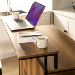 SoBuy KNL02-PF Design Küchenwagen Mit Arbeitsplatte Kücheninsel Küchenschrank Sideboard Auf Rollen Küchentrolley Vintage BHT Ca.: 113x106x69cm -Haushalts Verkauf 742a1adb485b49b810f22dee7d1cb303