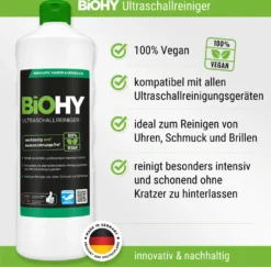 BiOHY Ultraschallreiniger (2x1l Flasche) + Dosierer | Intensive Und Materialschonende Reinigung Von Brillen, Dentalprodukte, Gold, Münzen Und Schmuck| KONZENTRAT Für Ultraschallbad 11 BiOHY Ultraschallreiniger (2x1l Flasche) + Dosierer | Intensive Und Materialschonende Reinigung Von Brillen, Dentalprodukte, Gold, Münzen Und Schmuck| KONZENTRAT Für Ultraschallbad -Haushalts Verkauf 752b80af0417179e4c04748558184b71