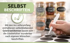 PORADA 12 Stapelbare Gewürzgläser Set 150ml Glasbehälter Mit Deckel Aufbewahrung Küche Gewürzdosen Vorratsdosen Glas Mit Deckel Aufbewahrungsgläser Küchenorganisation Aufbewahrung… 19 PORADA 12 Stapelbare Gewürzgläser Set 150ml Glasbehälter Mit Deckel Aufbewahrung Küche Gewürzdosen Vorratsdosen Glas Mit Deckel Aufbewahrungsgläser Küchenorganisation Aufbewahrung… -Haushalts Verkauf 7842511bf94883786130b5a0c21f71b3