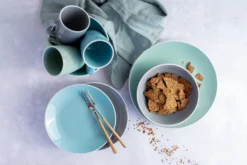 Mäser 931770 Kombiservice Elissa Für 6 Personen, Steinzeug, Türkis (1 Set, 24-teilig) -Haushalts Verkauf 7929910de266aff0021de5fc03187ab5