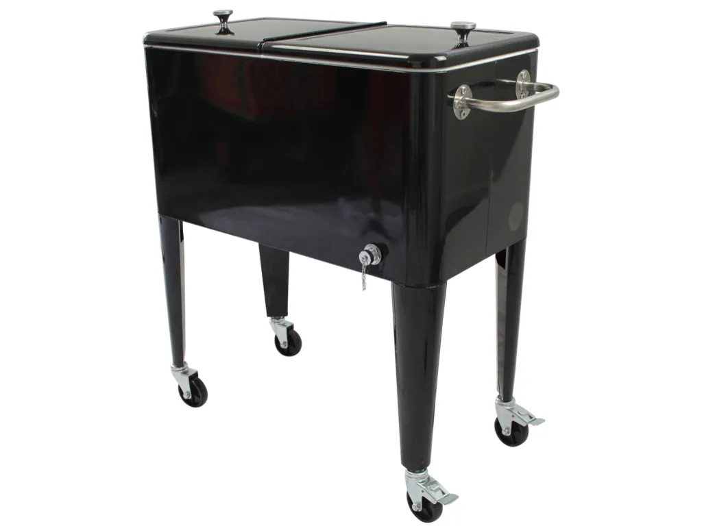 Kailua Cooler - Amerikanische Kühlbox, Kühlwagen, Party Getränkekühler, Schwarz 2 Kailua Cooler - Amerikanische Kühlbox, Kühlwagen, Party Getränkekühler, Schwarz – Bild 2