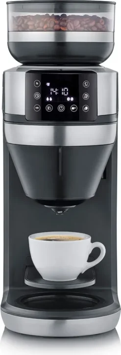 SEVERIN FILKA Vollautomat Für Filterkaffee Mit Glaskanne KA 4850 Aus Edelstahl, Matt-schwarz Edelstahl-gebürstet 31 SEVERIN FILKA Vollautomat Für Filterkaffee Mit Glaskanne KA 4850 Aus Edelstahl, Matt-schwarz Edelstahl-gebürstet -Haushalts Verkauf 8021b97c95e9f4b278dc8cfeb6078fd0