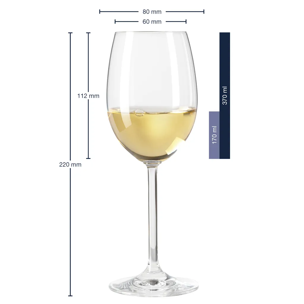 Leonardo 063315 Weissweinglas Set Daily 6-teilig 7 Leonardo 063315 Weissweinglas Set Daily 6-teilig – Bild 7