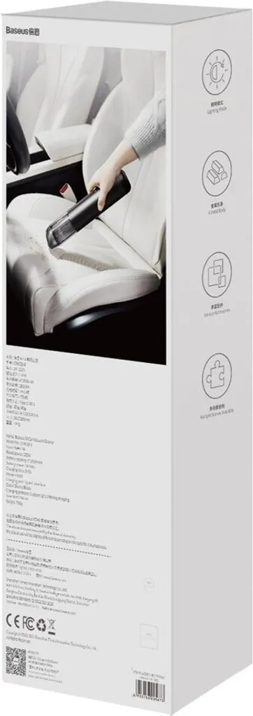 Baseus A3 Akku Handstaubsauger Auto Staubsauger Kabelloser Autostaubsauger 135W 15000mAh Schwarz 12 Baseus A3 Akku Handstaubsauger Auto Staubsauger Kabelloser Autostaubsauger 135W 15000mAh Schwarz – Bild 12