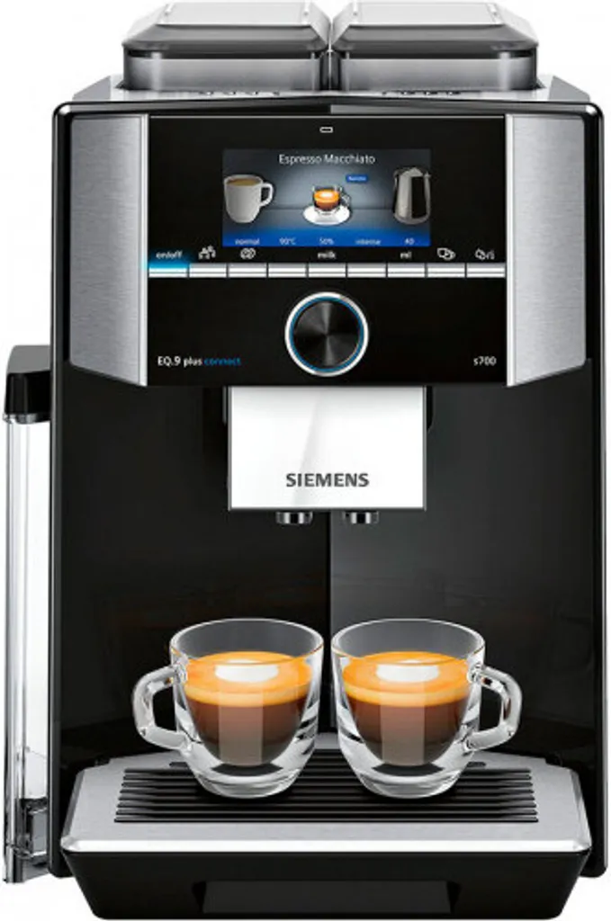 Siemens EQ.9 S700 Freistehende Espressomaschine 2,3 L - Kaffeemaschine (Freistehend, Espressomaschine, 2,3 L, Integriertes Mahlwerk, 1500 W, Schwarz, Edelstahl) 2 Siemens EQ.9 S700 Freistehende Espressomaschine 2,3 L - Kaffeemaschine (Freistehend, Espressomaschine, 2,3 L, Integriertes Mahlwerk, 1500 W, Schwarz, Edelstahl) – Bild 2