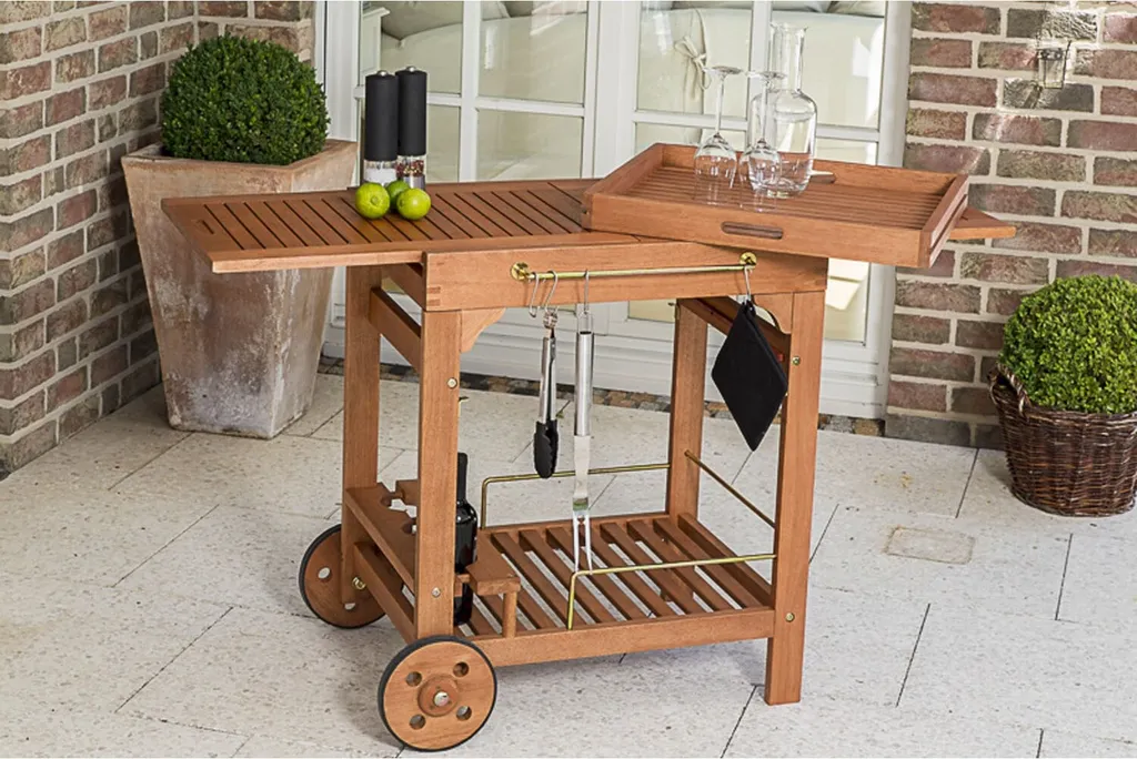 Merxx Servierwagen, Eukalyptusholz Geölt/natur - Maße: 50 X 70 X 84; 25906-011 7 Merxx Servierwagen, Eukalyptusholz Geölt/natur - Maße: 50 X 70 X 84; 25906-011 – Bild 7