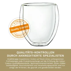 Creano Doppelwandige Gläser 400ml „DG-Bauchig“, 4er Set, Großes Thermoglas Doppelwandig Aus Borosilikatglas, Kaffeegläser, Teegläser, Latte Gläser, Doppelwandgläser 10 Creano Doppelwandige Gläser 400ml „DG-Bauchig“, 4er Set, Großes Thermoglas Doppelwandig Aus Borosilikatglas, Kaffeegläser, Teegläser, Latte Gläser, Doppelwandgläser -Haushalts Verkauf 887796dac69dbb4822d5bb9f23a63f32