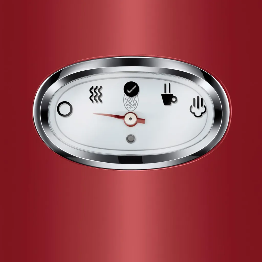 Russell Hobbs Espressomaschine Retro Rot Siebträger (15 Bar, 2 Tassen-Einsätze, 1,1l Abnehmbarer Wassertank, Dampf-Milchschaumdüse, Portionierlöffel Mit Tamper) Kaffeemaschine 6 Russell Hobbs Espressomaschine Retro Rot Siebträger (15 Bar, 2 Tassen-Einsätze, 1,1l Abnehmbarer Wassertank, Dampf-Milchschaumdüse, Portionierlöffel Mit Tamper) Kaffeemaschine – Bild 6