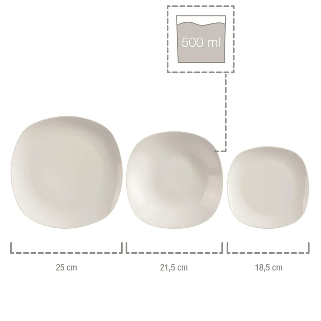 Sänger SÄNGER Porzellan Geschirrset Bilgola, Tafelservice 24 Teilig Für 6 Personen 4 Sänger SÄNGER Porzellan Geschirrset Bilgola, Tafelservice 24 Teilig Für 6 Personen – Bild 4