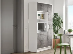Küchenbuffet Buffetschrank Mit 5 Türen & 1 Schublade - Weiß & Beton - MADY 9 Küchenbuffet Buffetschrank Mit 5 Türen & 1 Schublade - Weiß & Beton - MADY -Haushalts Verkauf 8ab6ad1f8b0aabd3ca88ea05ef9ec171
