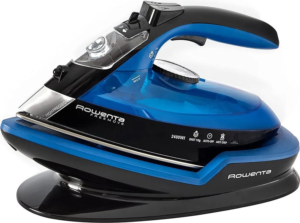 Rowenta DE5010 Dampfbügeleisen Ohne Schnur Mit Ladestation Blau Schwarz 7 Rowenta DE5010 Dampfbügeleisen Ohne Schnur Mit Ladestation Blau Schwarz – Bild 7