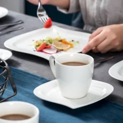 MALACASA, Serie Elvira, 36 Teilig Cremeweiß Porzellan Geschirrset Tafelservice Kaffeeservice Mit Tassen, Untertassen, Dessertteller Für 12 Person 10 MALACASA, Serie Elvira, 36 Teilig Cremeweiß Porzellan Geschirrset Tafelservice Kaffeeservice Mit Tassen, Untertassen, Dessertteller Für 12 Person -Haushalts Verkauf 8ef60b54be7af4821872ea1cd5239ea9